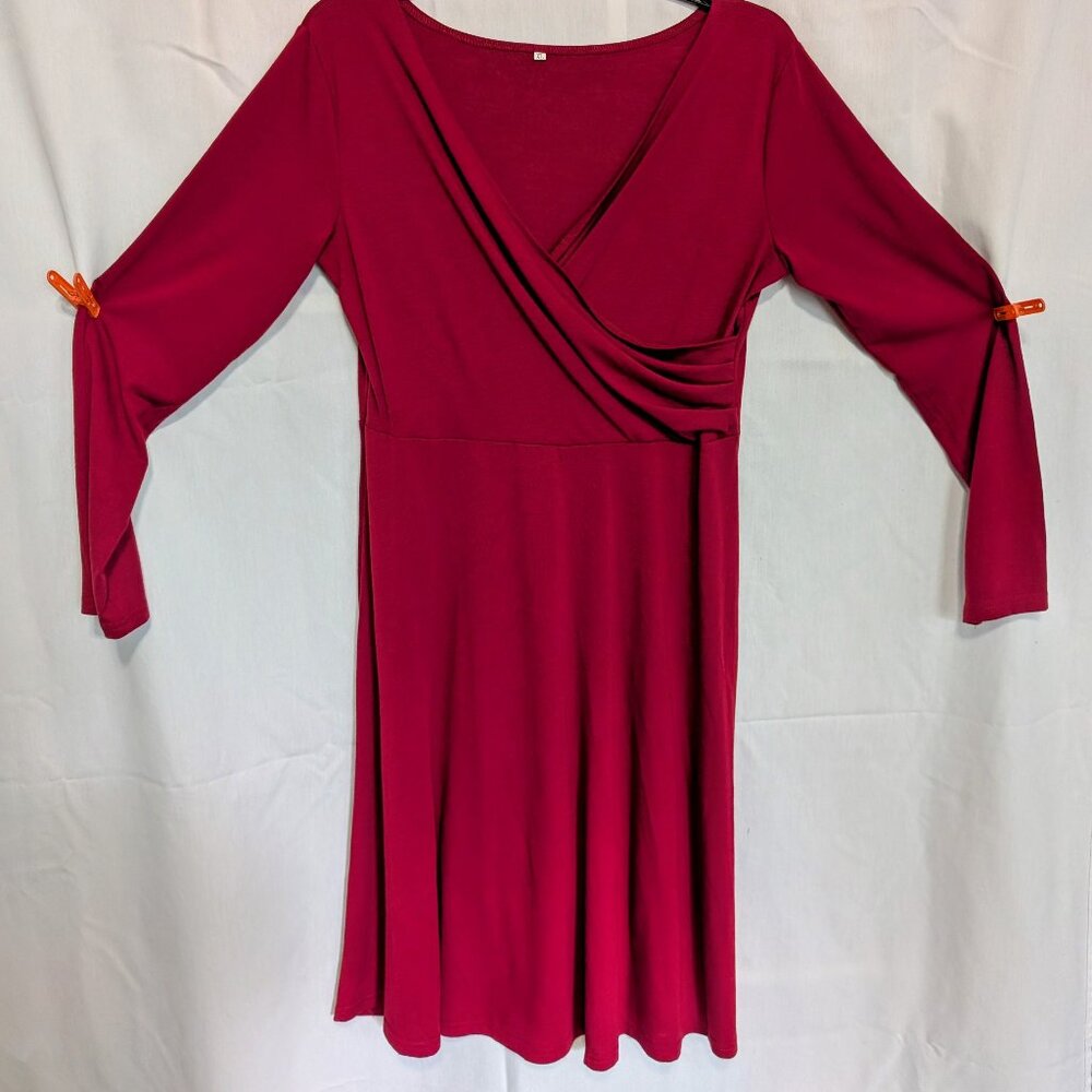Maroon Date night dress